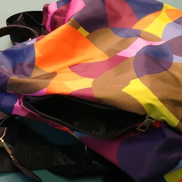 POABA Colorful Patterned Backpack/Crossbody Two Side pockets - Picture 6 of 8